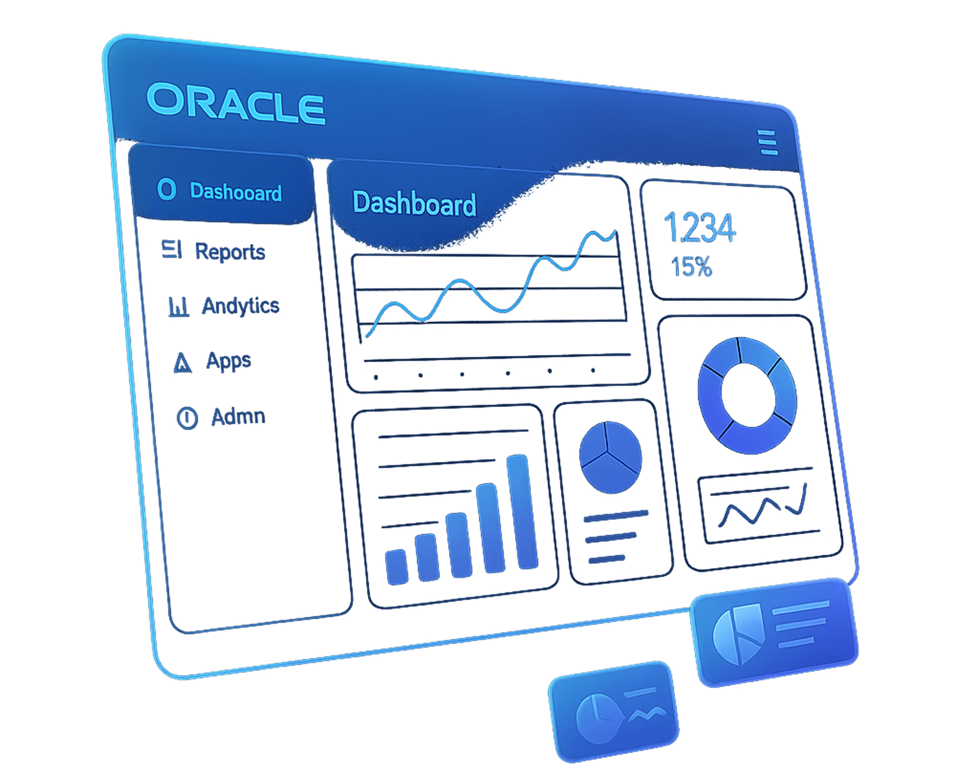 Oracle APEX dashboard and application interface