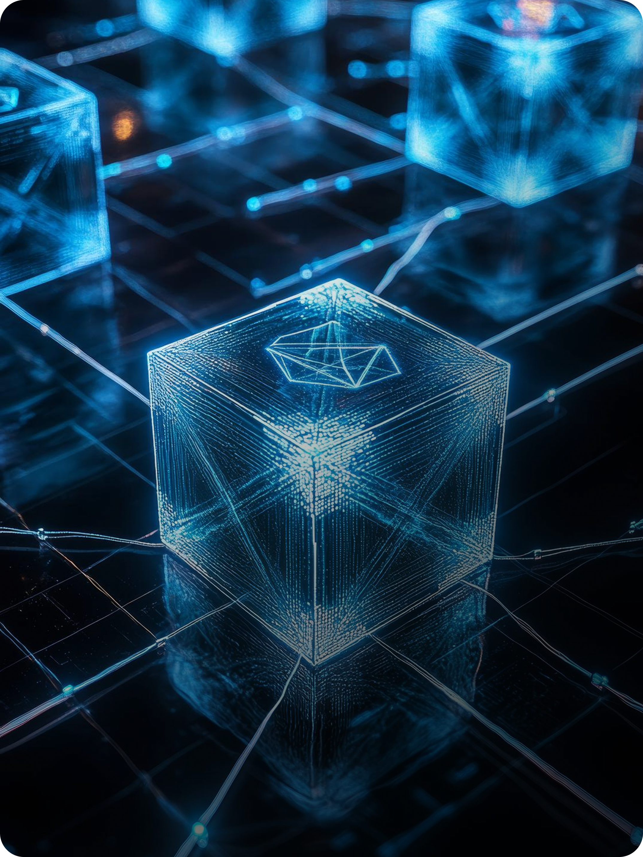 Web3 and blockchain technology visualization